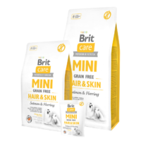Brit Care Mini Hair & Skin kuivtoit koertele