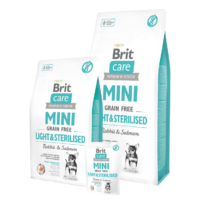 Brit Care Mini Light & Sterilised kuivtoit koertele