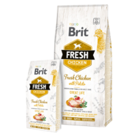 Brit Fresh Adult Chicken koeratoit, 12 kg