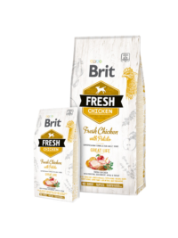 Brit Fresh Adult Chicken koeratoit, 2,5 kg