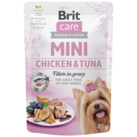 Brit Care Mini einekotike kana ja tuunikala kastmes, 85 g