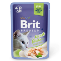 Brit Premium Trout Fillets in Jelly märgtoit kassidele, 85 g