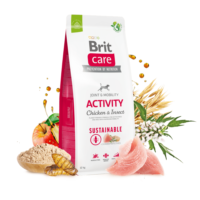 Brit Care Sustainable Activity Chicken&Insect koeratoit, 12 kg