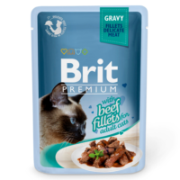 Brit Premium Delicate Beef Gravy einekotike kassidele, 85 g