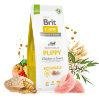 Brit Care Sustainable Puppy Chicken&Insect koeratoit, 3 kg