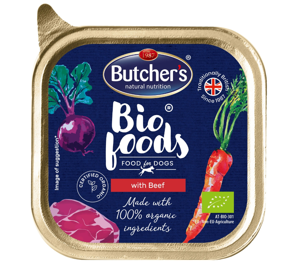 Butcher's Bio koera konserv veisega, 150 g