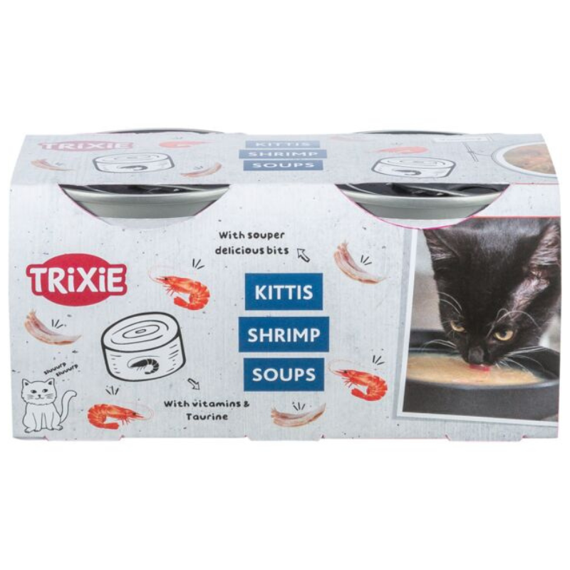 Trixie krevetisupp kassidele, 4x80 g